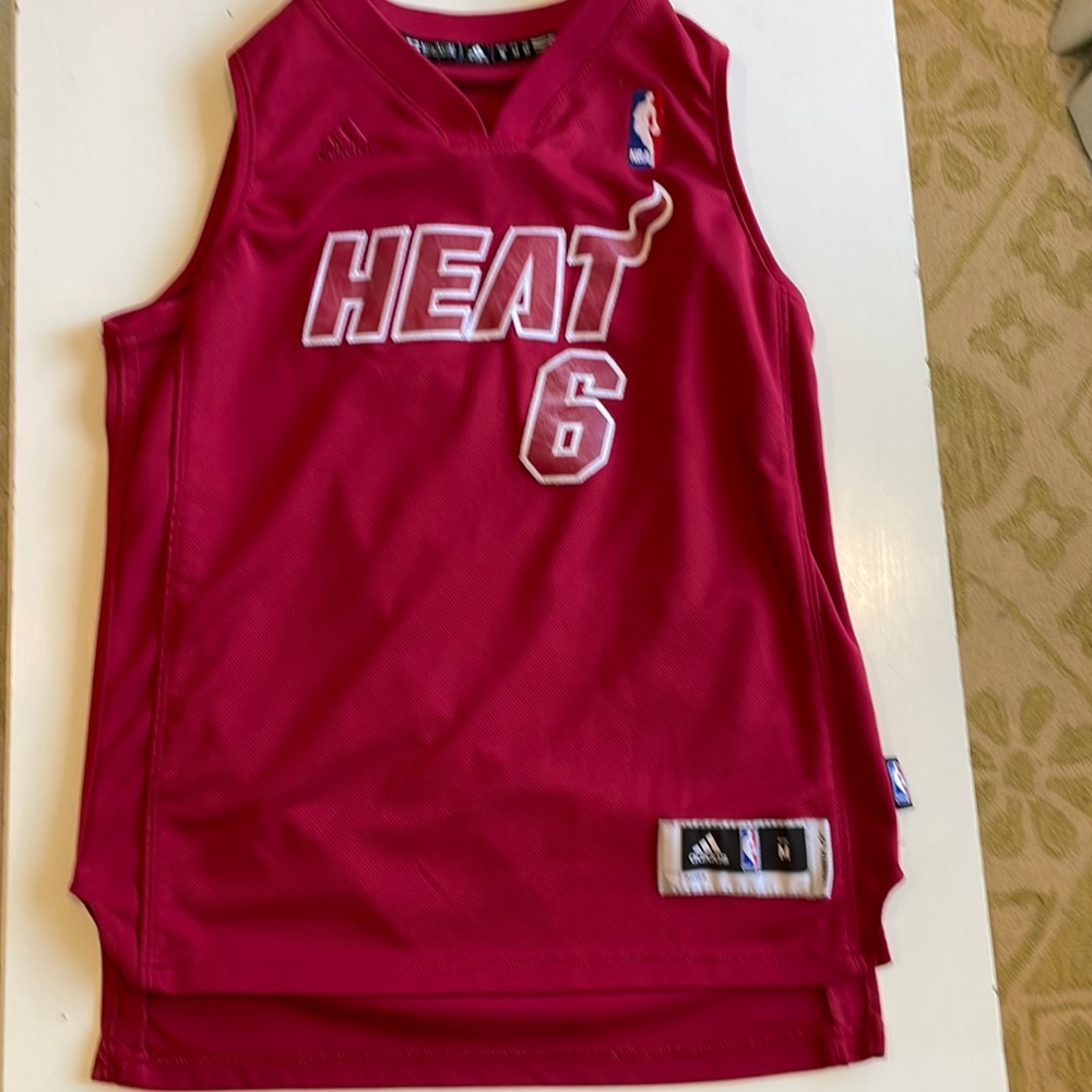 Adidas NBA James #6 Miami Heat Jersey